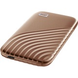 WD My Passport SSD 1 TB, Externe SSD gold, USB-C 3.2 Gen 2 (10 Gbit/s)