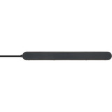 Brennenstuhl Steckdosenleiste 6-fach mit 1x USB-C, 1x USB-A schwarz/anthrazit, 2 Meter, 13.500A Überspannungsschutz