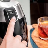 Cecotec Thermosense 400 VisionLight, Wasserkocher edelstahl/schwarz, 2.200 Watt, 1,7 Liter