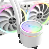 EKL Gletscherwasser 240 White RGB 240mm, Wasserkühlung weiß