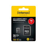 Intenso 16 GB microSDHC, Speicherkarte UHS-I U1, Class 10