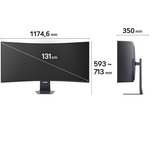 LG UltraGear evo G9 52G930B-B, Gaming-Monitor 131 cm (52 Zoll), schwarz, WUHD, VA, Curved, Free-Sync Premium, 240Hz Panel