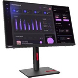 Lenovo ThinkVision T24i-30, LED-Monitor 60.5 cm (23.8 Zoll), schwarz, Full HD, IPS, HDMI, DisplayPort, VGA, Pivot