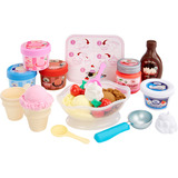 MGA Entertainment Little Tikes Creative Chefs Ice Cream Kit, Spielküche 