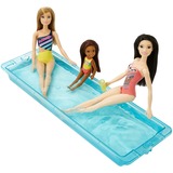 Mattel Barbie Super Abenteuer-Camper mit Zubehör, Spielfahrzeug 76 cm groß, mit Pool und Rutsche