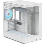 APNX V2-F-WT-v1, Tower-Gehäuse weiß, Tempered Glass x 3
