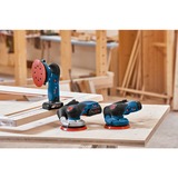 Bosch Professional Akku-Exzenterschleifer GEX 12V-125 Professional solo, 12Volt blau/schwarz, ohne Akku und Ladegerät, L-BOXX