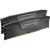 Corsair DIMM 128 GB DDR5-6400 (2x 64 GB) Dual-Kit, Arbeitsspeicher schwarz, CMK128GX5M2B6400C42, Vengeance, INTEL XMP