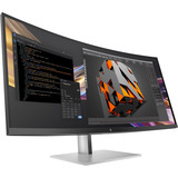 HP Pro 738pu Thunderbolt 4-Monitor, LED-Monitor 95.3 cm (37.5 Zoll), schwarz/silber, WQHD+, IPS Black, Curved, Docking-Monitor