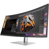 HP Pro 738pu Thunderbolt 4-Monitor, LED-Monitor 95.3 cm (37.5 Zoll), schwarz/silber, WQHD+, IPS Black, Curved, Docking-Monitor