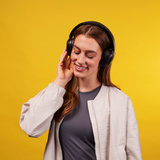 Intenso O400HA , Kopfhörer schwarz, Bluetooth 5.3, Klinke, ANC