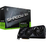 MSI GeForce RTX 5070 Ti 16G SHADOW 3X OC, Grafikkarte DLSS 4, 3x DisplayPort, 1x HDMI 2.1