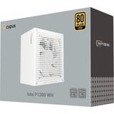 Ocypus Iota P1200 White, PC-Netzteil weiß, 1x 12-Pin High Power GPU, 3x PCIe, Kabelmanagement, 1200 Watt