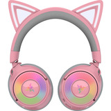 Razer Kraken Kitty V3 Pro Quartz, Gaming-Headset rosa/grau, Bluetooth, USB-Dongle, USB-Kabel