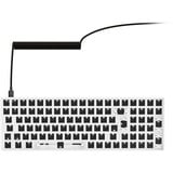 Sharkoon SKILLER SGK50 S2 Barebone, Gaming-Tastatur weiß