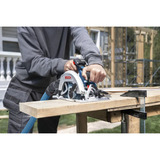 Bosch Professional Akku-Handkreissäge GKS 18V-68-2 Professional solo, 18Volt blau/schwarz, ohne Akku und Ladegerät, Ø 190mm, in L-BOXX
