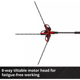 EINHELL Professional Akku-Teleskop-Heckenschere GP-HH 18/50 Li T BL-Solo, 18Volt rot/schwarz, ohne Akku und Ladegerät