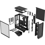 Fractal Design Meshify 3 TG Light Tint , Tower-Gehäuse schwarz, Tempered Glass