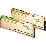 G.Skill DIMM 32 GB DDR5-8000 (2x 16 GB) Dual-Kit, Arbeitsspeicher gold, F5-8000J3848H16GX2-TR5NG, Trident Z5 Royal Neo, AMD EXPO