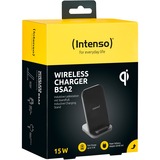 Intenso Wireless Charging Stand BSA2, Ladestation schwarz, QI-Standard, PD3.0, Quick Charge 3.0