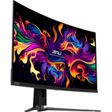 MSI MPG 321CURXDE QD-OLED, Gaming-Monitor 80 cm (31.5 Zoll), schwarz, UltraHD/4K, QD-OLED, Curved, USB-Hub, KVM, 240Hz Panel