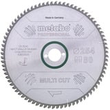 Metabo Kreissägeblatt "multi cut - professional", 254x30, Z80 FZ/TZ, 5° neg. für halbstationäre Kreissägen