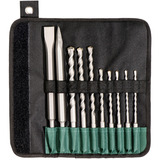 Metabo SDS-plus Bohrer-Meisselset SP, 10-teilig, Meißel- & Bohrer-Satz 