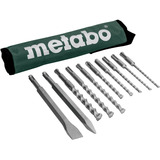 Metabo SDS-plus Bohrer-Meisselset SP, 10-teilig, Meißel- & Bohrer-Satz 