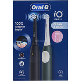  Oral-B iO Series 2 + 2. Handstück Night Black/Forest Green, Elektrische Zahnbürste dunkelgrün/schwarz