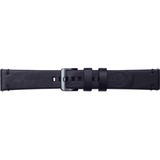 Samsung Leder Armband Essex von Strap Studio, Uhrenarmband schwarz, 20 mm, Samsung Galaxy Watch