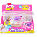 ZURU Pets Alive - Mama Turtle & Baby Surprise, Spielfigur 