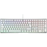 CHERRY XTRFY MX 3.1, Gaming-Tastatur weiß/silber, DE-Layout, Cherry MX2A Red