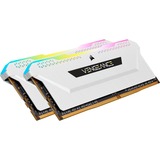 Corsair DIMM 32 GB DDR4-3600 (2x 16 GB) Dual-Kit, Arbeitsspeicher weiß, CMH32GX4M2D3600C18W, Vengeance RGB PRO SL, INTEL XMP