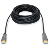 Digitus HDMI AOC Hybrid Glasfaserkabel, UHD 4K schwarz, 10 Meter