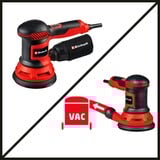 EINHELL Exzenterschleifer TC-RS 425 E rot/schwarz, 425 Watt