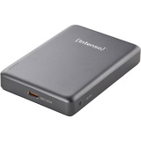 Intenso Magnetic Wireless Powerbank MW10000 Grey grau, 10.000 mAh, MagSafe, PD