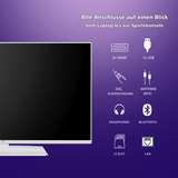 JVC LT-40VF5355W, LED-Fernseher 100 cm (40 Zoll), weiß, FullHD, Tripple Tuner, Smart TV, TiVo Betriebssystem