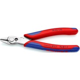 KNIPEX Electronic Super Knips XL 7803140, Elektronik-Zange rot/blau, mit Öffnungsfeder