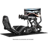Next Level Racing F-GT Pro Formula und GT Racing Cockpit NLR-R003, Sim Rig schwarz, Black Edition