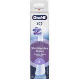  Oral-B iO Strahlendes Weiss 2er, Aufsteckbürste weiß, Für eine aufhellende Reinigung