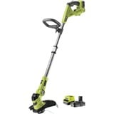 Ryobi ONE+ Hybrid-Rasentrimmer RLT1831H20F, 18Volt + Kabelbetrieb grün/schwarz, Li-Ionen Akku 2,0Ah