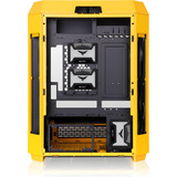 Thermaltake The Tower 600 , Tower-Gehäuse dunkelgelb, Tempered Glass x 3