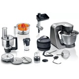 Bosch MUM59M55, Küchenmaschine schwarz (glänzend)/grau