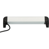 Brennenstuhl Alu-Office-Line Steckdosenleiste 6-fach, für den Schreibtisch schwarz/aluminium, 3 Meter Kabel, mit Sicherheitsschalter