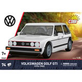 COBI Volkswagen Golf GTI (1976-1983), Konstruktionsspielzeug weiß, Maßstab 1:35