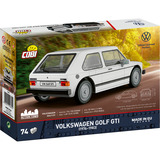 COBI Volkswagen Golf GTI (1976-1983), Konstruktionsspielzeug weiß, Maßstab 1:35