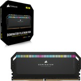 Corsair DIMM 32 GB DDR5-5600 (2x 16 GB) Dual-Kit, Arbeitsspeicher schwarz, CMT32GX5M2X5600C36, Dominator Platinum RGB, INTEL XMP