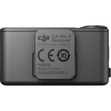 DJI Mic 3-Empfänger DMR03, Mikrofon schwarz, Vierkanal-Ausgang