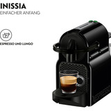 DeLonghi Nespresso Inissia EN 80.B, Kapselmaschine schwarz