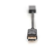 Digitus Adapter / Konverter DisplayPort > HDMI schwarz, 15cm 